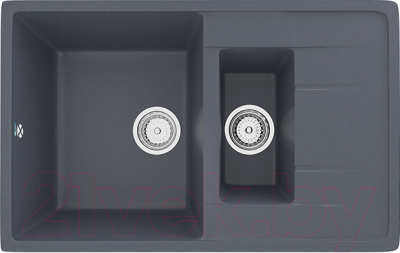 Мойка кухонная Ulgran U-205 (343 антрацит) - фото