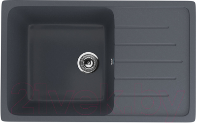 Мойка кухонная Ulgran U-400 (343 антрацит) - фото