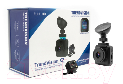 Автомобильный видеорегистратор TrendVision X2 Dual