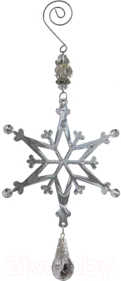 Елочная игрушка Волшебная страна Новогодняя снежинка / R100987 - фото