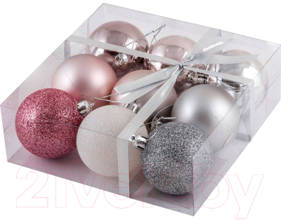 Набор шаров новогодних Волшебная страна Жемчуг R001274 - фото
