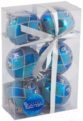 Набор шаров новогодних Волшебная страна PBD6-6-882-B / R101777 - фото