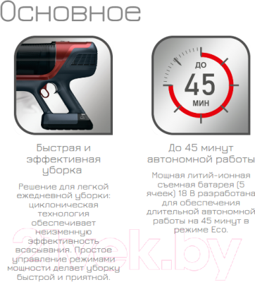 Вертикальный пылесос Tefal TY6878WO