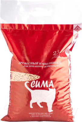 Наполнитель для туалета Сима Древесный / 101004 - фото