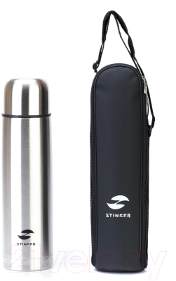 Термос для напитков STINGER с чехлом HB-1000A