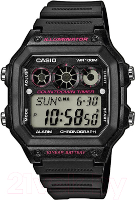 Часы наручные мужские Casio AE-1300WH-1A2 - фото