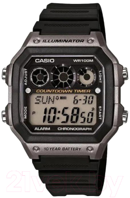 Часы наручные мужские Casio AE-1300WH-8A - фото