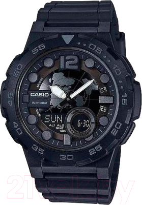 Часы наручные мужские Casio AEQ-100W-1B - фото