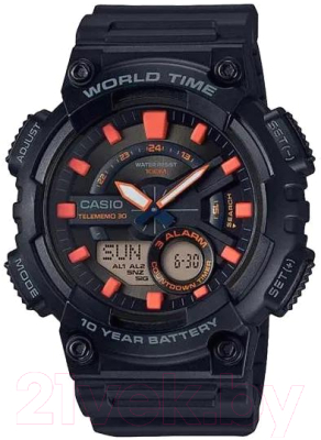 Часы наручные мужские Casio AEQ-110W-1A2 - фото