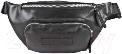 Сумка на пояс Carlo Gattini Classico Scarlino 7018-01 (черный) - фото