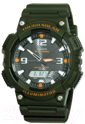 Часы наручные мужские Casio AQ-S810W-3A - фото