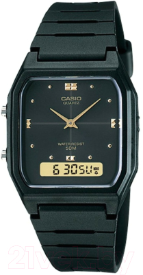 Часы наручные мужские Casio AW-48HE-1A - фото