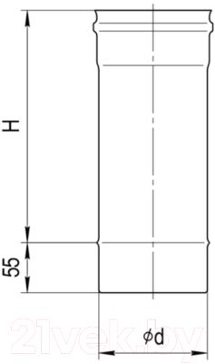 Труба дымохода Ferrum Ф115 / f0918