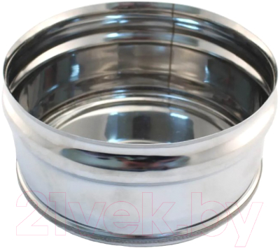 Заглушка дымохода Ferrum 430/0.5 мм Ф150 / f1209 (нижний) - фото