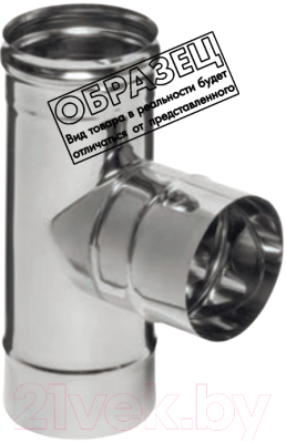 Тройник для дымохода Ferrum 90° Ф80 / f4716 (430/0.5мм) - фото