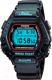 Часы наручные мужские Casio DW-290-1V - фото