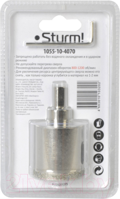 Коронка Sturm! 1055-10-4070