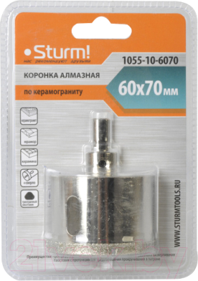 Коронка Sturm! 1055-10-6070 - фото