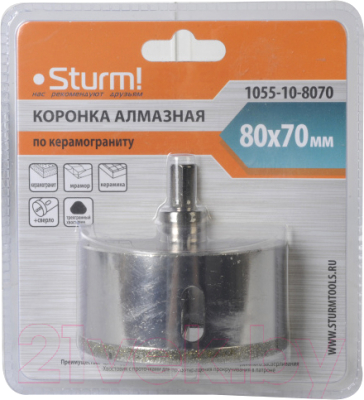 Коронка Sturm! 1055-10-8070 - фото