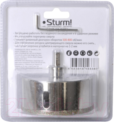 Коронка Sturm! 1055-10-9070