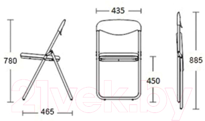 Стул складной Brabix Golf CF-007 / 531565