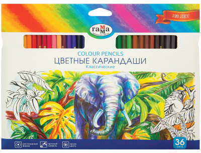 Набор цветных карандашей ГАММА Классические / 050918_05 - фото