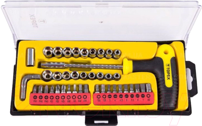 Набор головок, бит Topex 39D369