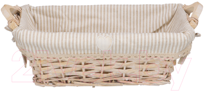 Корзина Natural House Полосочка 290x190x100 / EW-13 (натуральный) - фото