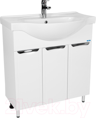 Тумба под умывальник Viant Лима Erica 80 / VLIM80ER-T3ST - фото