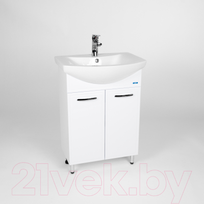 Тумба под умывальник Viant Милан Балтика 60 / VMIL60BA-T2ST