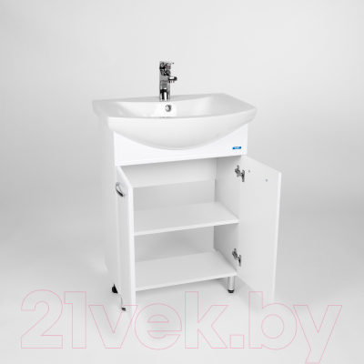 Тумба под умывальник Viant Милан Балтика 60 / VMIL60BA-T2ST