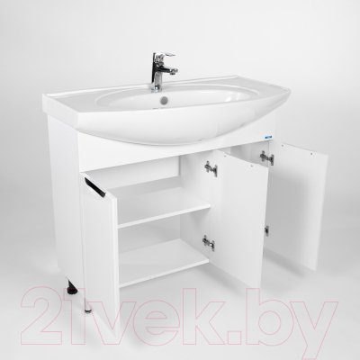 Тумба под умывальник Viant Лима Энигма 100 / VLIM100EN-T3ST