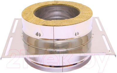 Площадка монтажная для дымохода Ferrum 430+нерж./1.5 Ф110x200/ f3202 - фото