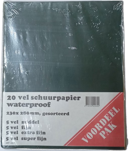 Набор шлифлистов Master 02080-102060 - фото