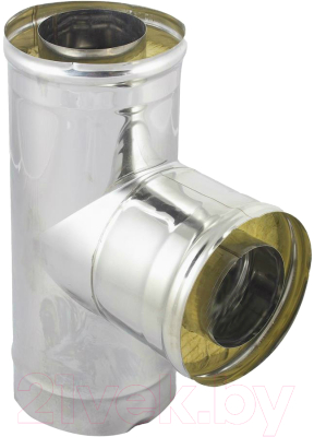 Тройник для дымохода Ferrum 90° 430/0.8мм Ф180x280 / f4438 - фото