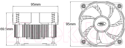 Кулер для процессора Deepcool CK-11508 V2