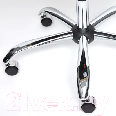 Кресло офисное Tetchair Bergamo флок (хром/серый 29)