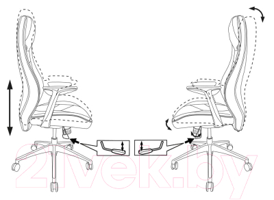 Кресло офисное Бюрократ Zen