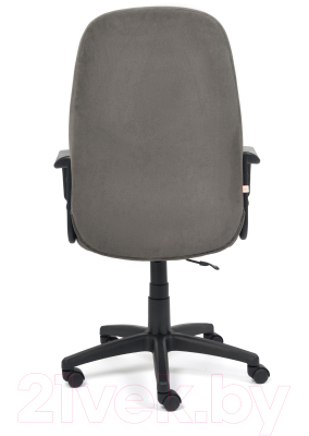 Кресло офисное Tetchair Leader флок (серый 29)