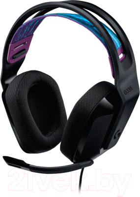 Наушники-гарнитура Logitech G335 Wired Gaming Headset Black / 981-000978 - фото