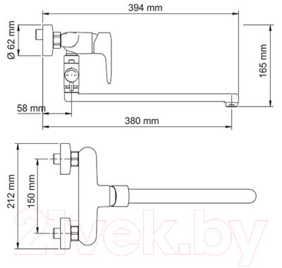 Смеситель Wasserkraft Vils 5602L