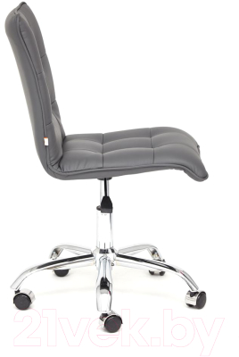 Кресло офисное Tetchair Zero кожзам (металлик)