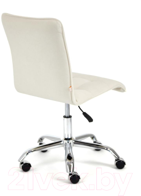 Кресло офисное Tetchair Zero флок (молочный)