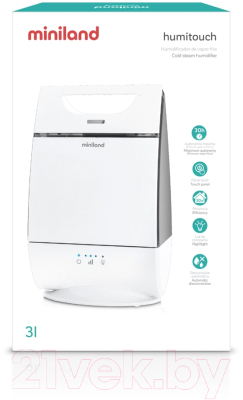 Ультразвуковой увлажнитель воздуха Miniland Humitouch / 89207