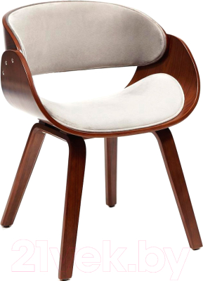 Стул Tetchair Lando (орех/ткань серый) - фото