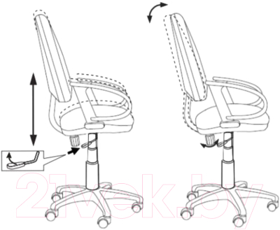 Кресло офисное Бюрократ CH-300