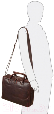 Сумка Klondike 1896 Digger Earl / KD1052-03 (темно-коричневый)