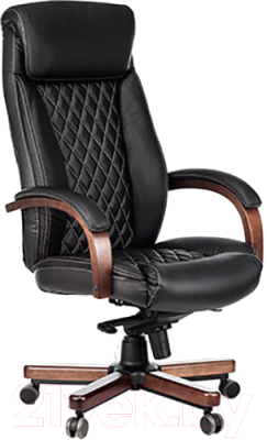 Кресло офисное Бюрократ Т-9924 Walnut - фото