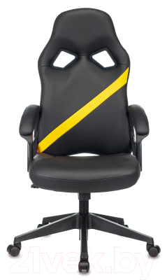 Кресло геймерское Бюрократ Zombie Driver (черный/желтый)