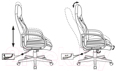 Кресло геймерское Бюрократ Zombie Runner